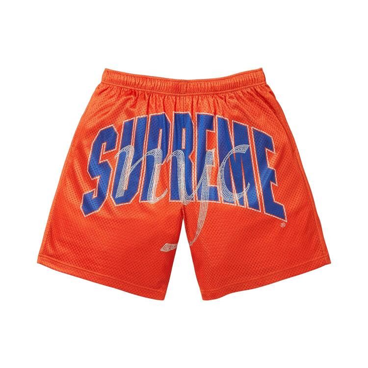 Buy Supreme Rhinestone Mesh Short 'Orange' - SS26SH48 ORANGE | GOAT