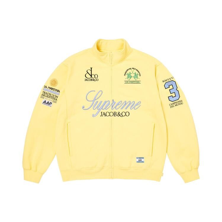Buy Supreme x La Martina x Jacob & Co Zip Up Sweatshirt 'Light