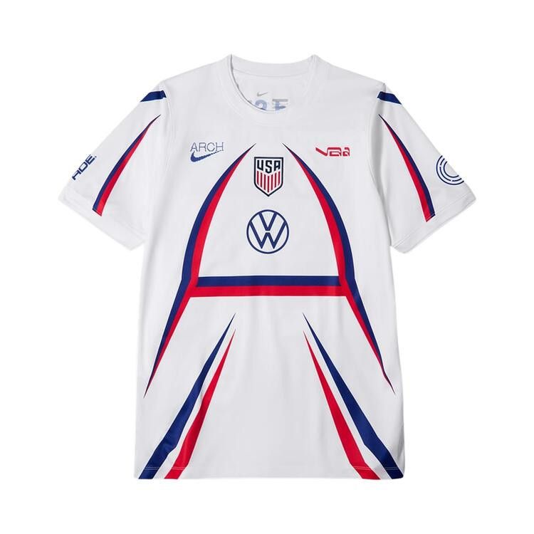Nike USA x V.A.A. Academy Pro Short-Sleeve Top 'White/Deep Royal Blue' — foto 2