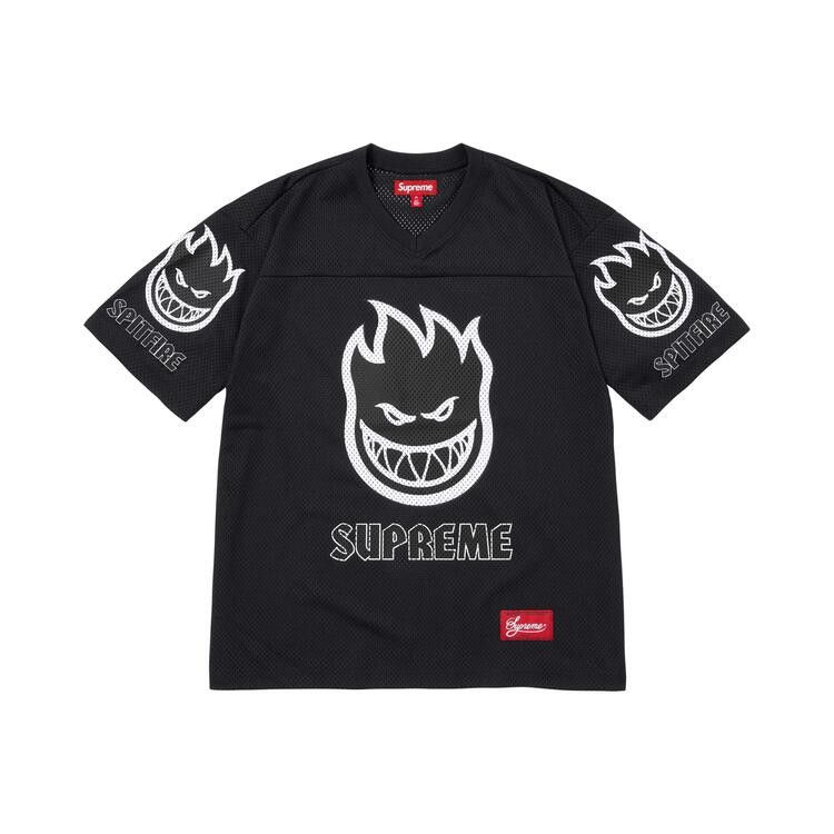 Buy Supreme x Spitfire Jersey 'Black' - SS26KN60 BLACK | GOAT