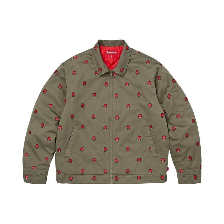 Buy Supreme x Spitfire Work Jacket 'Olive' - SS26J67 OLIVE | GOAT