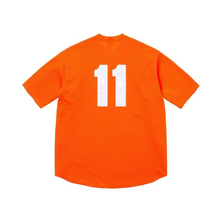 Buy Supreme Shop S Logo Henley 'Orange Milan' - SS26KN82 ORANGE