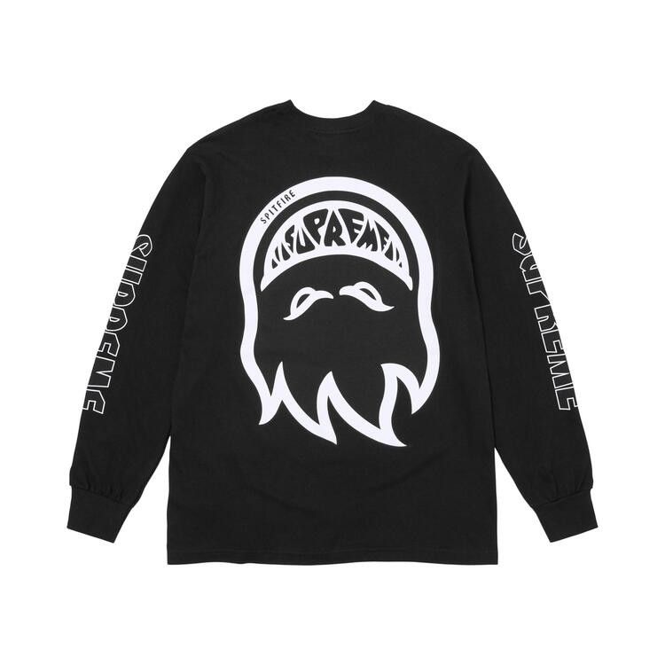 Buy Supreme x Spitfire Long-Sleeve Tee 'Black' - SS26T7 BLACK | GOAT