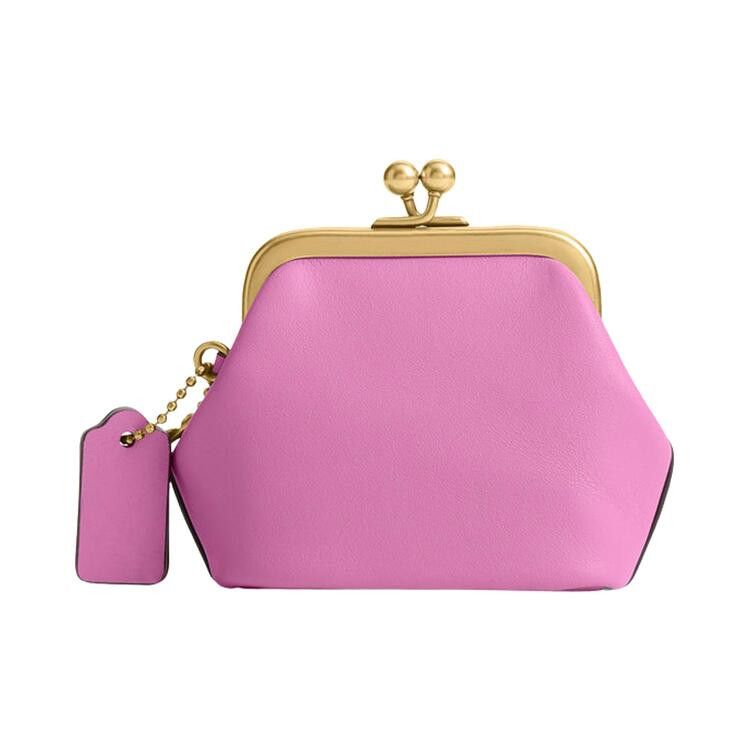 Buy Brain Dead x Coach Xerx Alien Kisslock Neck Pouch 'Pink