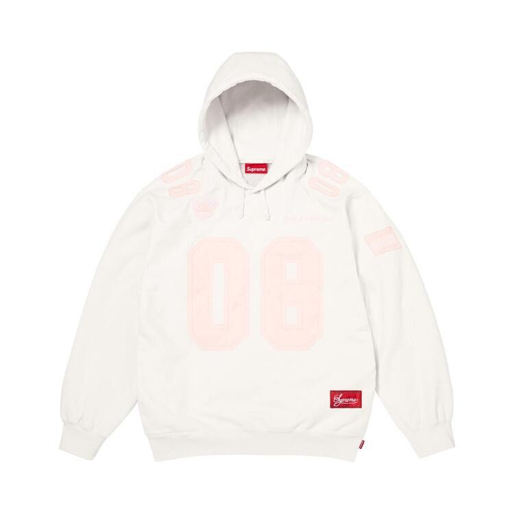 Buy Supreme Jersey Hooded Sweatshirt 'White' - SS26SW80 WHITE | GOAT