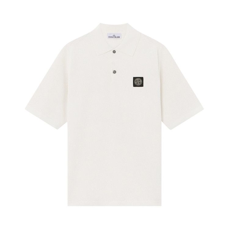 Stone Island Short-Sleeve Polo 'Ivory' — foto 2