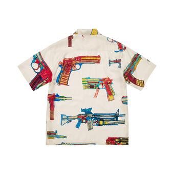Buy Supreme Guns Silk Short-Sleeve Shirt 'Stone' - SS26S17 STONE