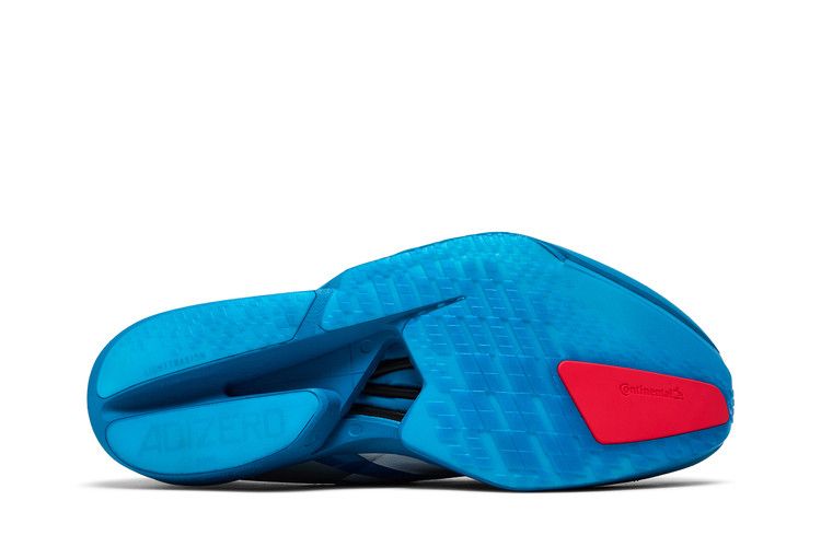 adidas Adizero Adios Pro 4 Solar Blue Silver Metallic Lucid Red — foto 5