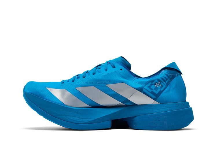 adidas Adizero Adios Pro 4 Solar Blue Silver Metallic Lucid Red — foto 4
