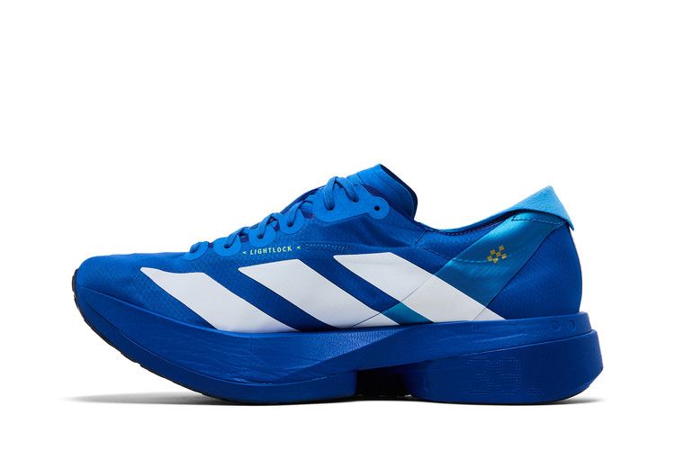adidas Adizero Adios Pro 4 Blue White Lime Burst — foto 4