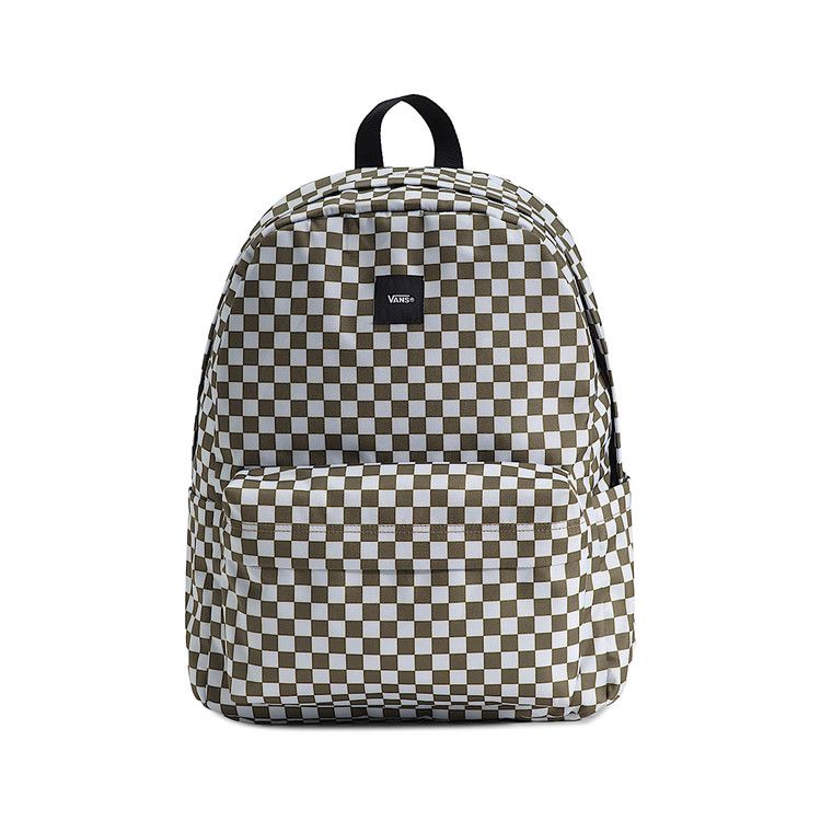 Vans Old Skool Checkerboard Backpack 'Olive Brown' — foto 2