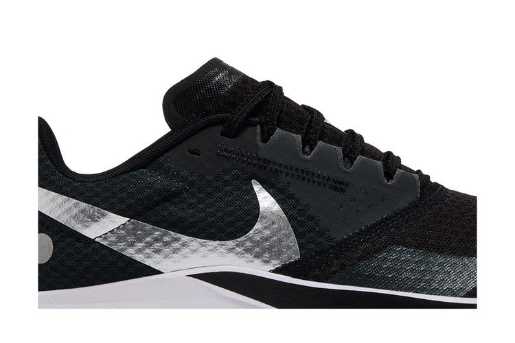 Nike Zoom Rival Waffle 6 Black Metallic Silver — foto 3