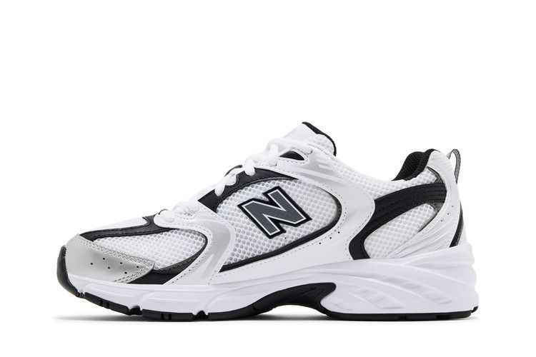 New Balance 530 White Silver Metallic Black — foto 4