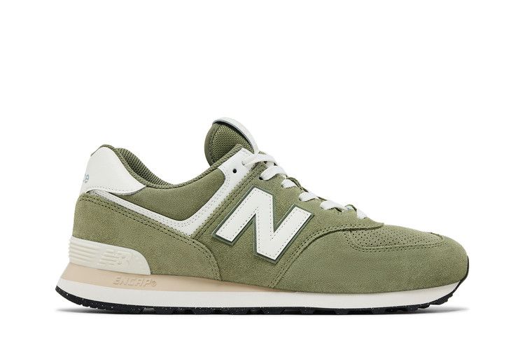 New Balance 574 Dark Olivine Sea Salt