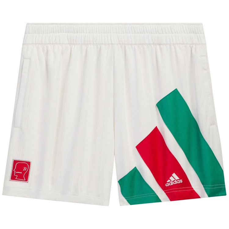 adidas x Brain Dead x Disney Football Shorts Chalk White — foto 2
