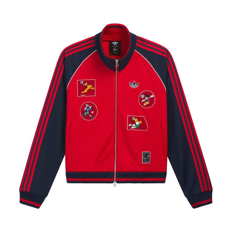 adidas x Brain Dead x Disney Track Top Better Scarlet — foto 2