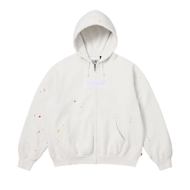 Buy Supreme x MM6 Maison Margiela Box Logo Zip Up Hooded