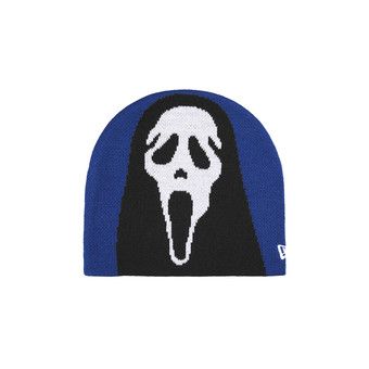 Buy Supreme New Era Ghostface Beanie 'Royal' - SS26BN43 ROYAL | GOAT