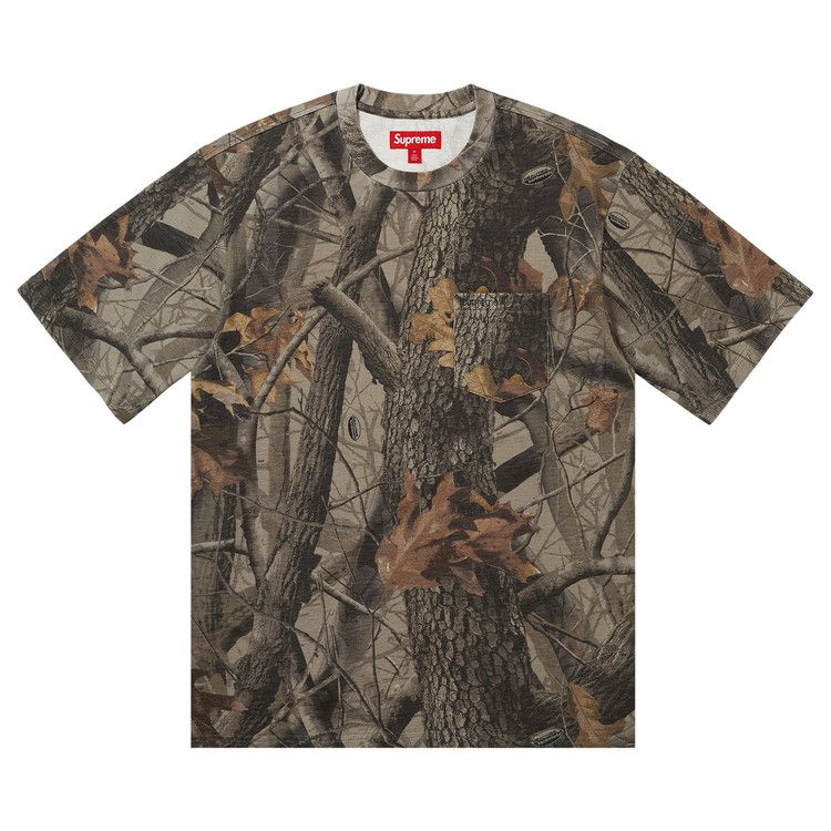 Buy Supreme Short-Sleeve Pocket Tee 'Realtree Hardwoods Camo