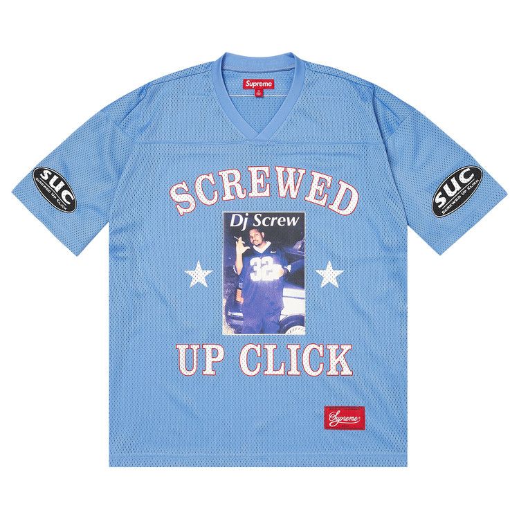 Buy Supreme x Dj Screw Jersey 'Light Blue' - SS26KN69 LIGHT BLUE