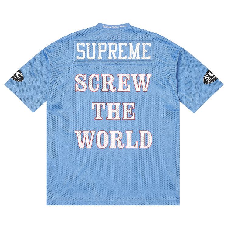 Buy Supreme x Dj Screw Jersey 'Light Blue' - SS26KN69 LIGHT BLUE