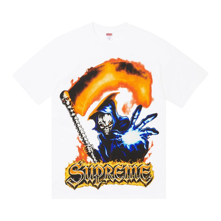 Buy Supreme Grim Reaper Tee 'White' - SS26T68 WHITE | GOAT