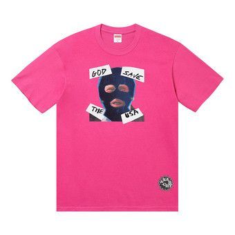 Buy Supreme God Save Us Tee 'Fuchsia' - SS26T69 FUCHSIA | GOAT