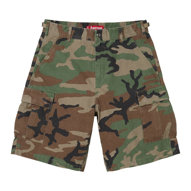 Buy Supreme Cargo Short 'Woodland Camo' - SS26SH13 WOODLAND CAMO