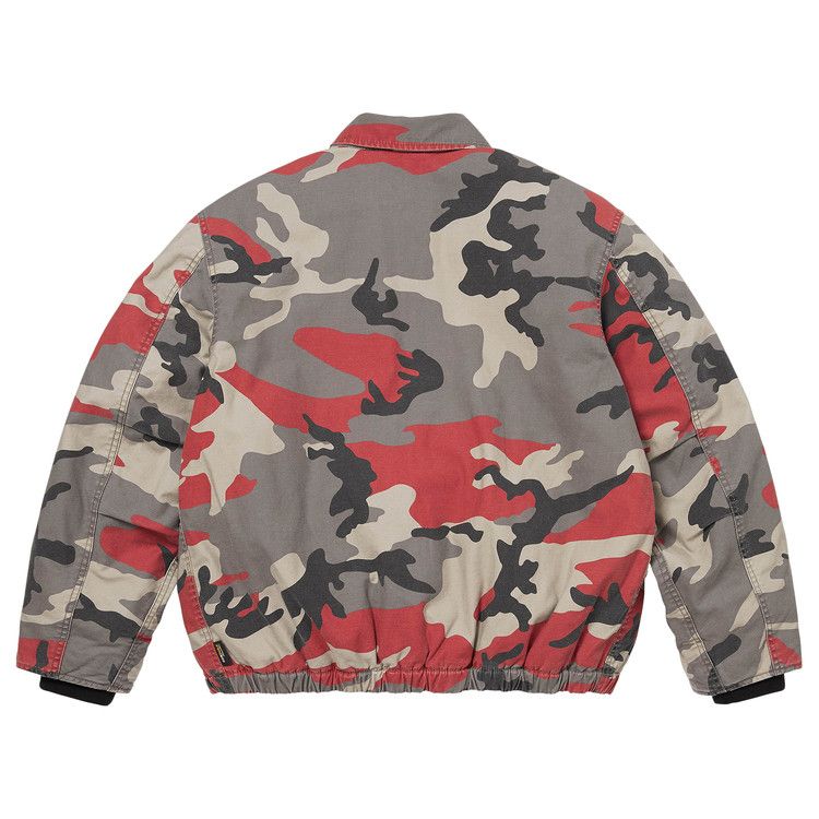Buy Supreme Cordura Twill Utility Jacket 'Red Camo' - SS26J61 RED
