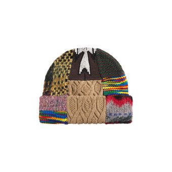 Buy Supreme Patchwork Beanie 'Brown' - SS26BN37 BROWN | GOAT