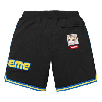 Buy Supreme x Mitchell & Ness Teams Short 'Black' - SS26SH36 BLACK