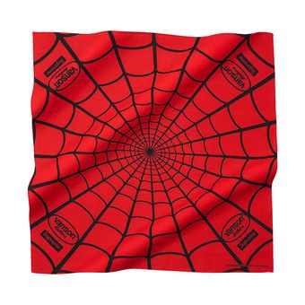 Buy Supreme x Vanson Leathers Spider-Man Bandana 'Red' - SS26A71