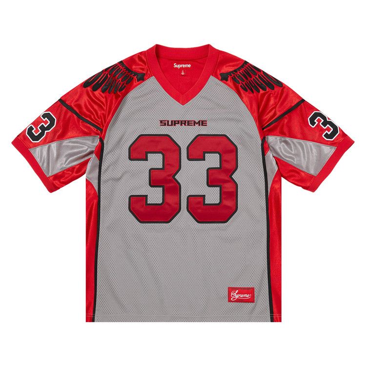 Buy Supreme Wings Jersey 'Grey' - SS26KN104 GREY | GOAT AE