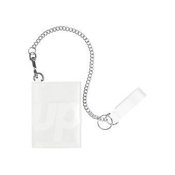 Buy Supreme Leather Chain Wallet 'White' - SS26B37 WHITE | GOAT