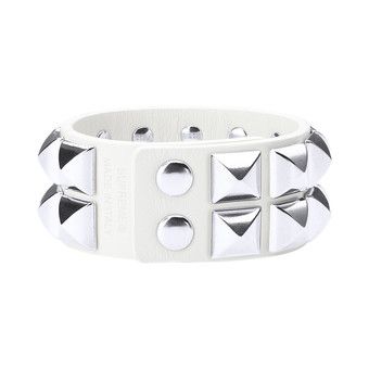 Buy Supreme Studded Leather Bracelet 'White' - SS26B38 WHITE | GOAT