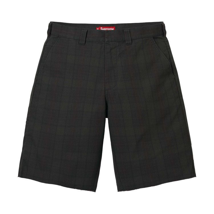 Buy Supreme Work Short 'Black Plaid' - SS26SH19 BLACK PLAID | GOAT