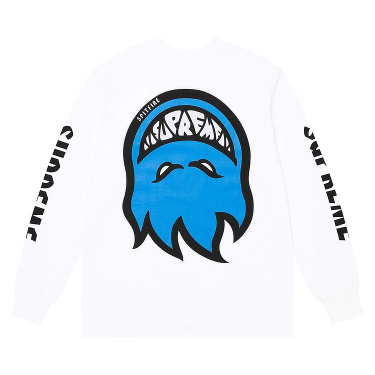 Buy Supreme x Spitfire Long-Sleeve Tee 'White' - SS26T7 WHITE | GOAT