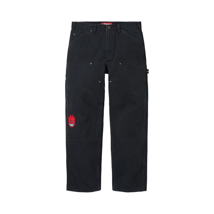 Buy Supreme x Spitfire Double Knee Painter Pant 'Black' - SS26P64