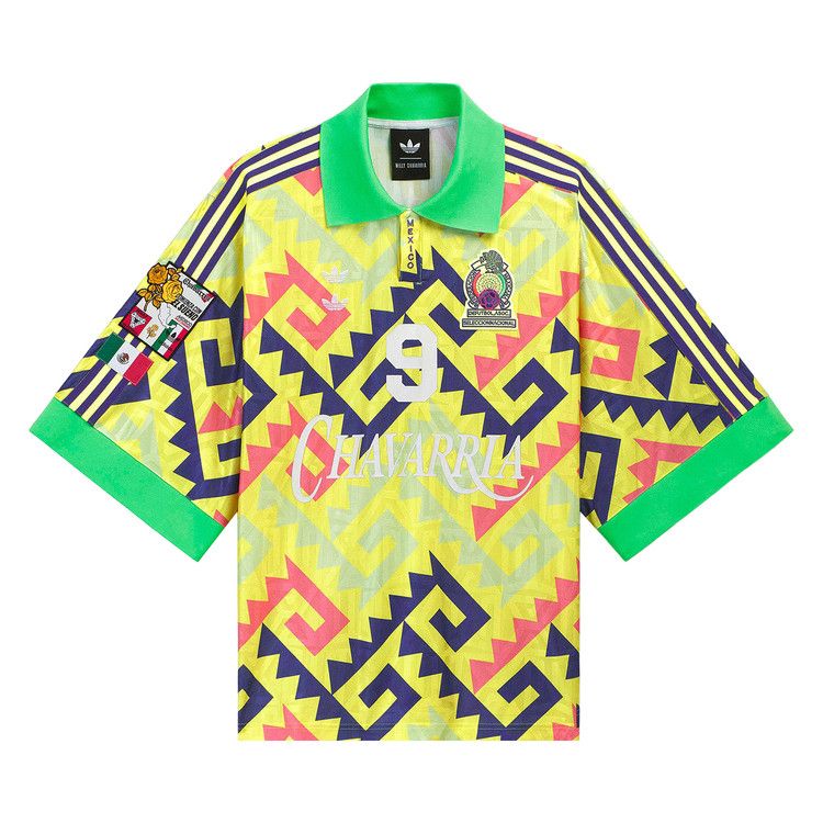 adidas x Chavarria AOP Goalkeeper Jersey Asia Sizing 'Solar Lemon Pure Purple Solar Turbo' — foto 2