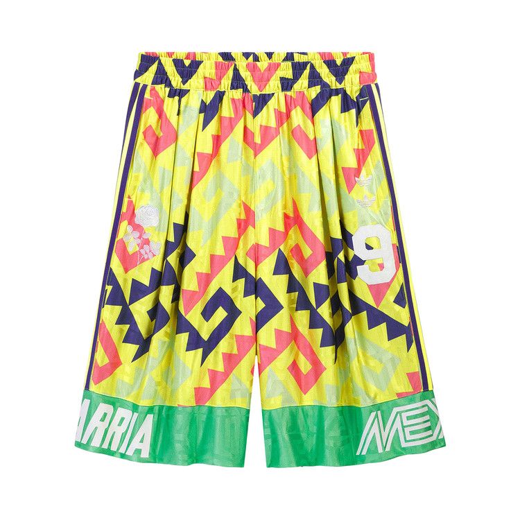 adidas x Chavarria AOP Goalkeeper Short Asia Sizing 'Solar Lemon Pure Purpl Solar Turbo' — foto 2