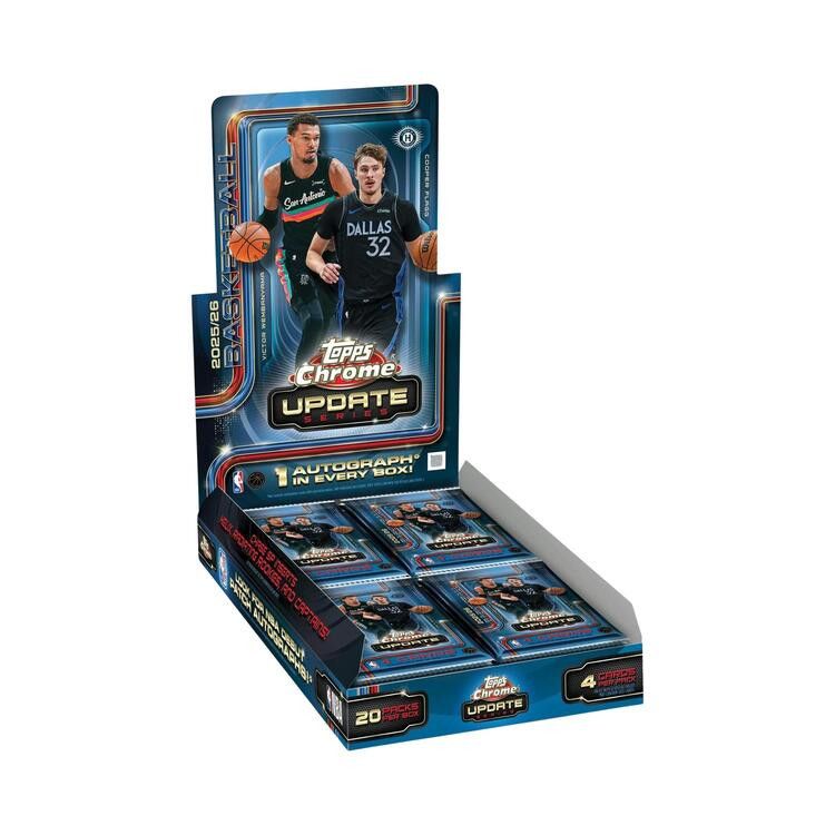 2025-26 Topps Chrome Updates Basketball Hobby Box