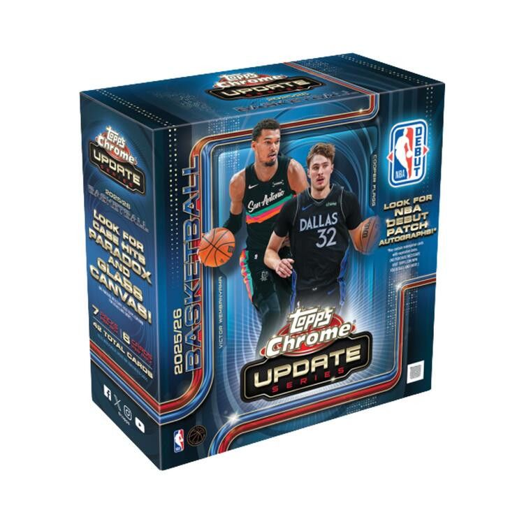 2025-26 Topps Chrome Updates Basketball Mega Box
