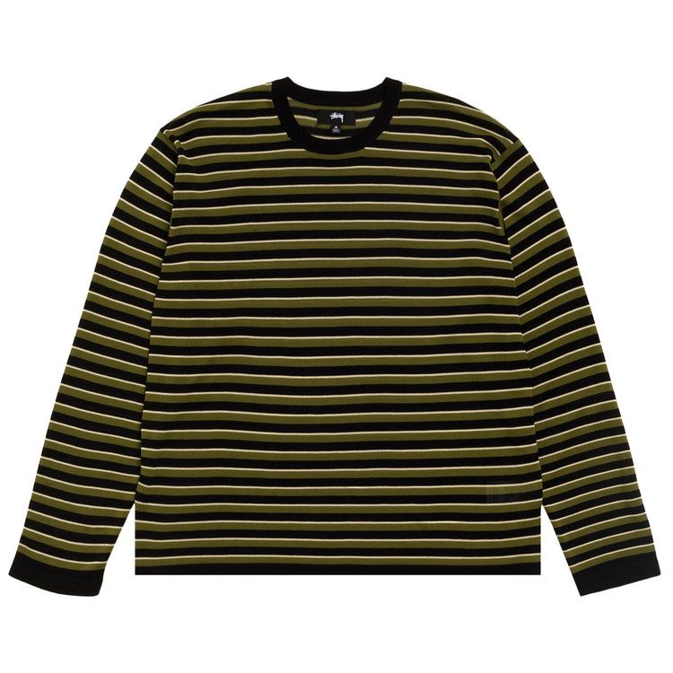 Stussy Lightweight Stripe Sweater 'Black'