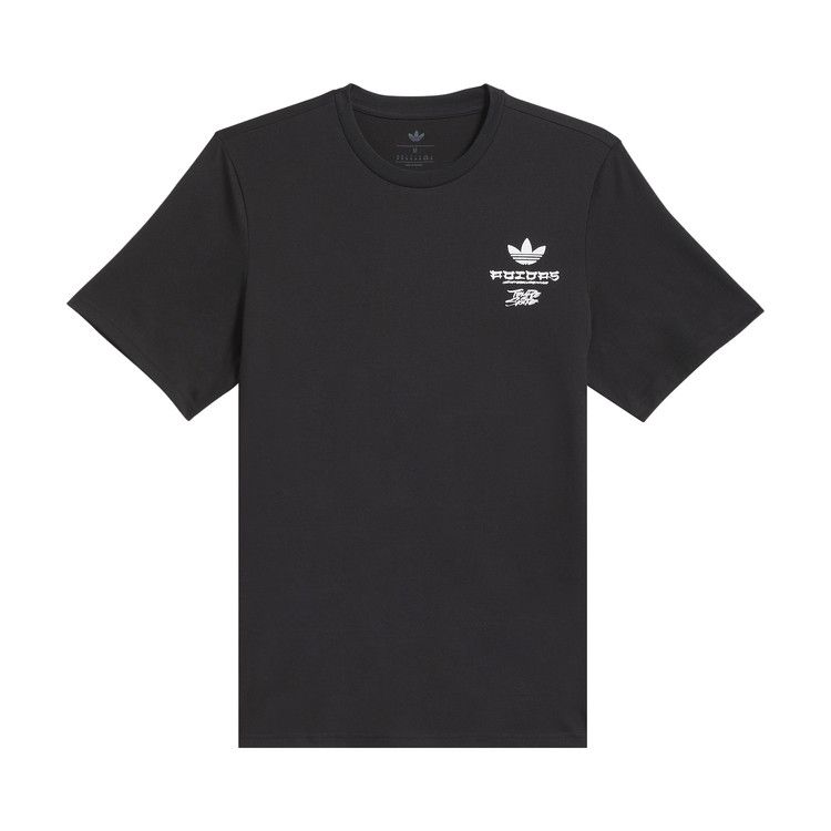 Adidas Skateboarding x Temple Of Crane Tee 'Black/White' — foto 2