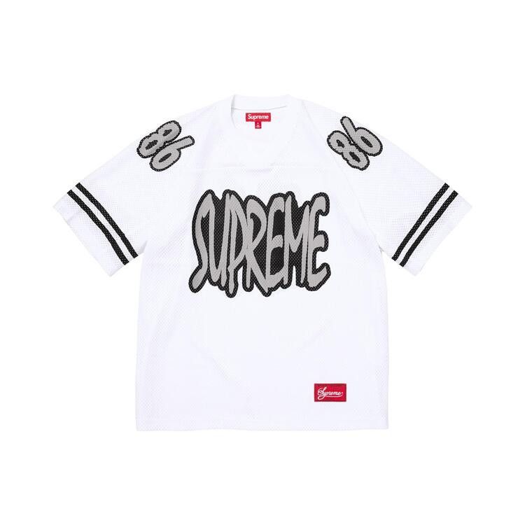 Buy Supreme Reflective Jersey 'White' - FW26KN22 WHITE | GOAT