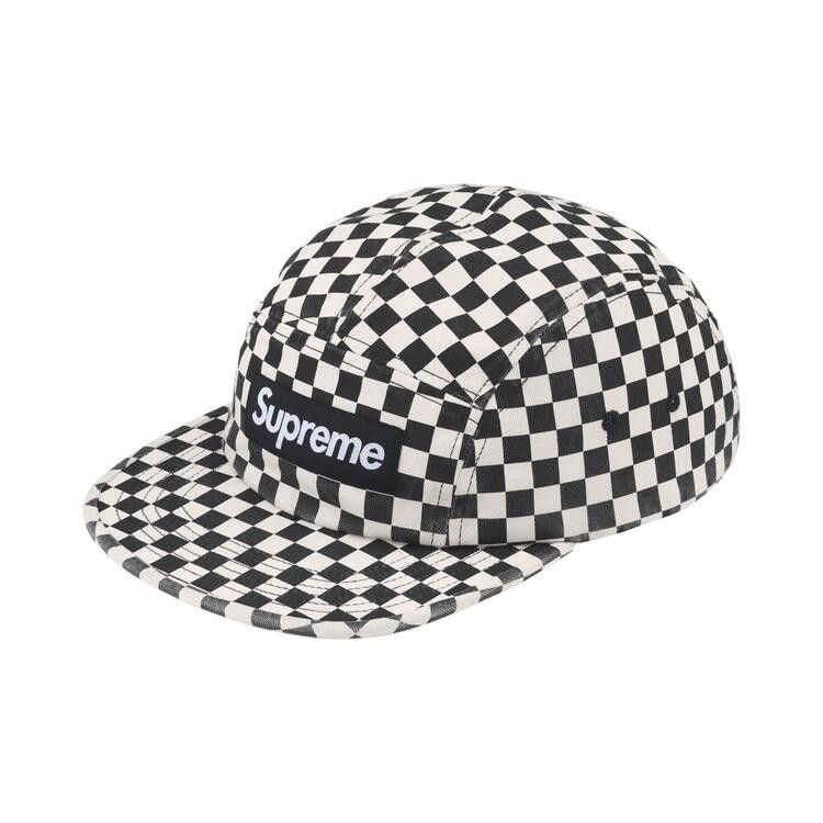 Buy Supreme Washed Chino Twill Camp Cap 'Checkerboard' - FW26H55
