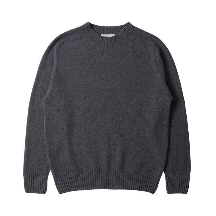 Margaret Howell Seamless Crew Neck Merino Cashmere 'Asphalt' — foto 2