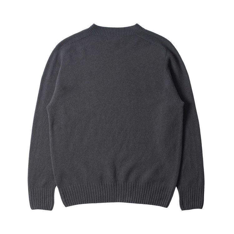 Margaret Howell Seamless Crew Neck Merino Cashmere 'Asphalt' — foto 3