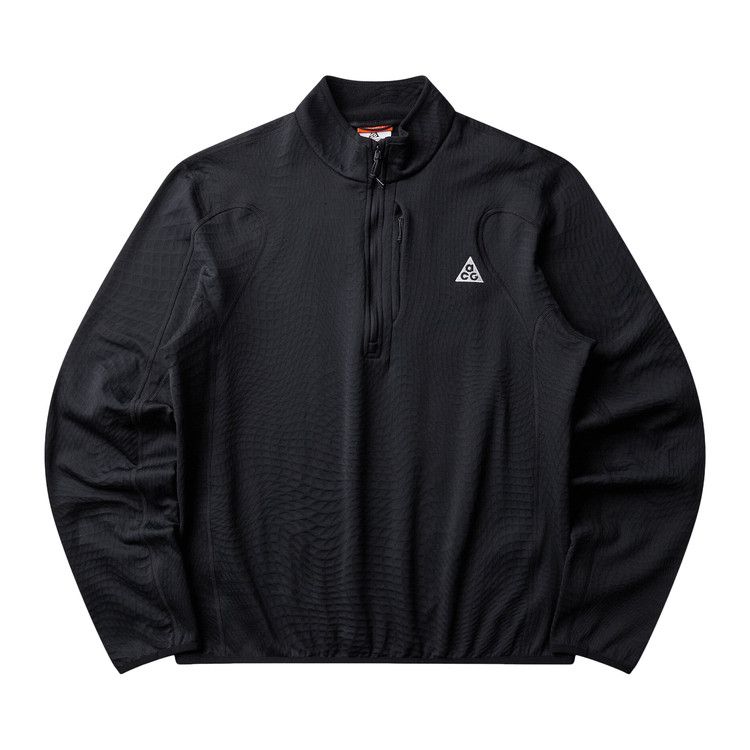 Nike x ACG Wolf Grid Therma-FIT 1 2-Zip T-Shirt 'Black Summit White' — foto 2