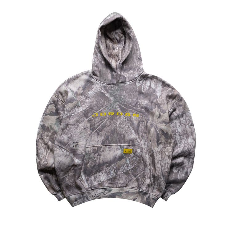 Air Jordan Brooklyn Realtree Fleece Pullover Hoodie 'White/Bright Citron' — foto 2